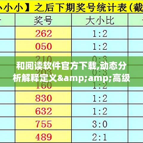 和阅读软件官方下载,动态分析解释定义&amp;高级版_v10.311