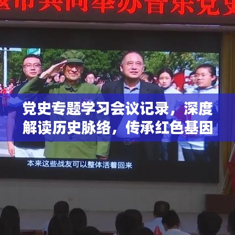 党史专题学习会议记录，深度解读历史脉络，传承红色基因